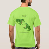 T - Shirt Frogs in der Liebe Ribbit (Rückseite)