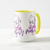 T-Shirt Frohe Muttertag Mädchen Tasse (VorderseiteRechts)