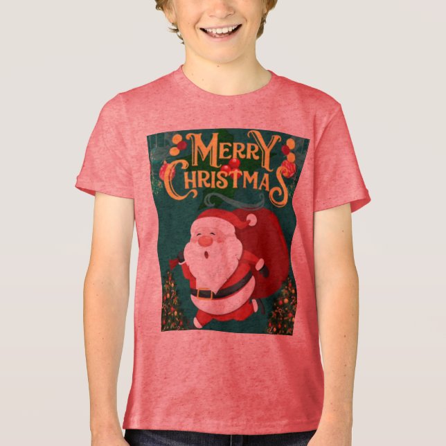 T - Shirt Frohe Weihnachten (Vorderseite)