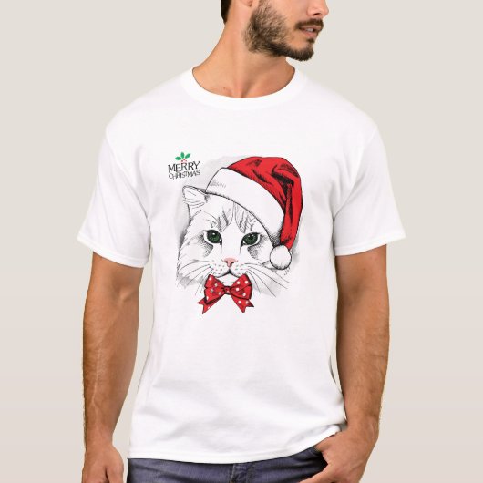T Shirt fröhliche Weihnachtsbaum Weihnachten Weihn (Vorderseite)