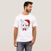 T Shirt fröhliche Weihnachtsbaum Weihnachten Weihn (Vorne ganz)