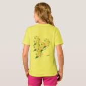 T - Shirt: Frühlingsblumen T-Shirt (Schwarz voll)