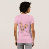 T - Shirt: Frühlingsblumen T-Shirt (Schwarz voll)