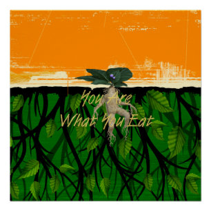 T-SHIRT Fun Food Slogan Poster