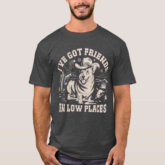 T-Shirt – Funny Dog Lover CORGI (Vorderseite)