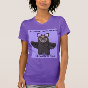 T - Shirt Funny Dog Print No Tricks Nur Leckereien