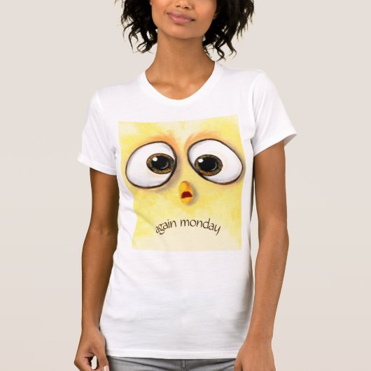 T - Shirt "Funny Eyes" - Benutzerdefinierter Text (Vorderseite)