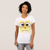 T - Shirt "Funny Eyes" - Benutzerdefinierter Text (Vorne ganz)