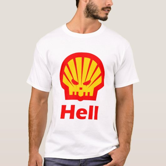 T - Shirt Funny Logo Sell Hell (Vorderseite)