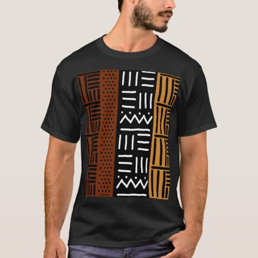 T - Shirt für afrikanische Mud Cloud (Vorderseite)