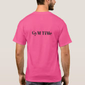 T-Shirt für alle Fitnessstudio-Enthusiasten oder G (Rückseite)