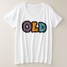 T-Shirt für ältere Damen in Übergröße