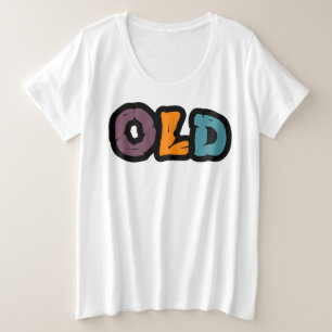 T-Shirt für ältere Damen in Übergröße