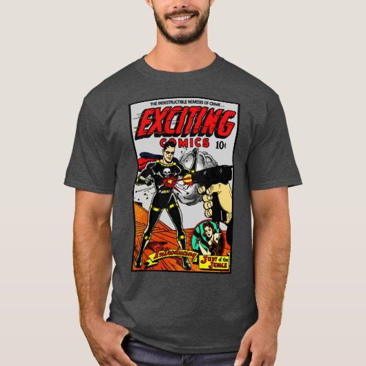 T - Shirt für aufregende Comicen (Vorderseite)