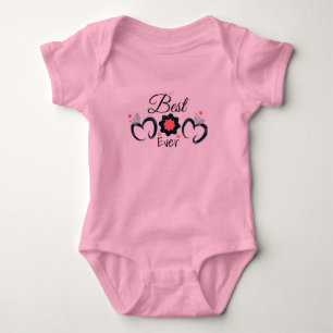 T-Shirt für Baby liebe dich Mama Strampler