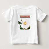 T - Shirt FÜR BABY MÄDCHEN JAPANISCHE BLUME NAMEN (Rückseite)