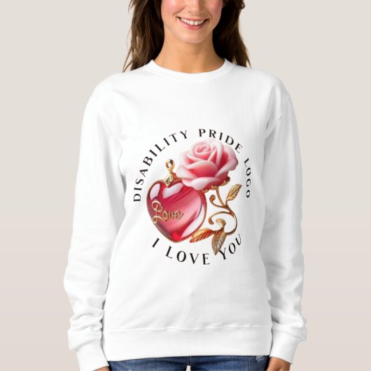 "T - Shirt für Behinderung Monat | Bold Rainbow (Vorderseite)