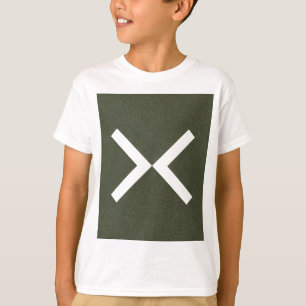 T-Shirt für benutzerdefinierte Kinder in Moss Gree