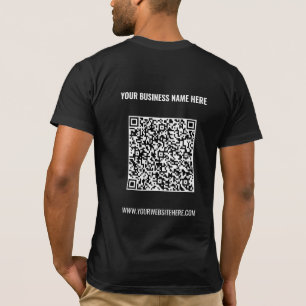 T - Shirt für benutzerdefinierte QR-Code-Scan-Info