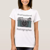 T - Shirt für berufliche Fotografen Camera Foto (Vorderseite)