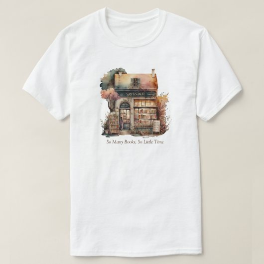 T - Shirt für Buchhandlung (Design vorne)