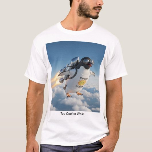 T-Shirt für coole Tierliebhaber| Quirky Flight Pin (Vorderseite)