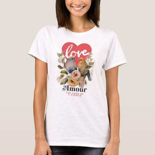 T-Shirt für Damen Basic amour afghan (Vorderseite)