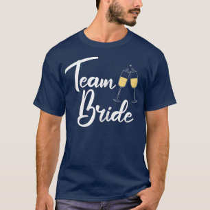 T-Shirt für Damen Team Braut Junggesellinnenabschi