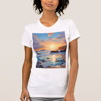 T-Shirt für Damen von Bella+Canvas in schmaler Pas