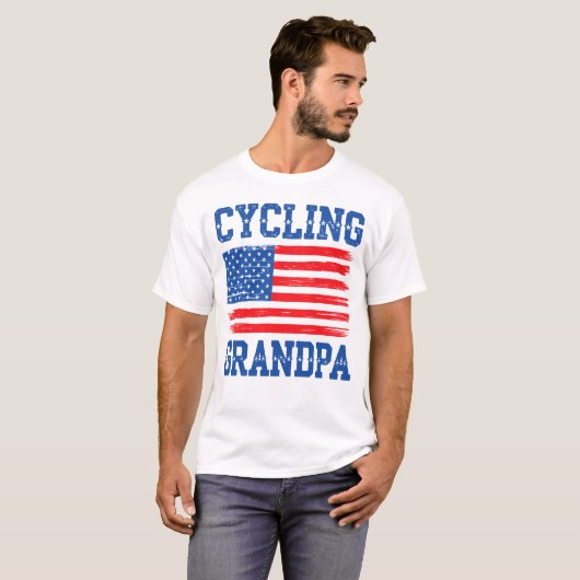 T-Shirt für das Fahrrad Großvater (Vorne ganz)