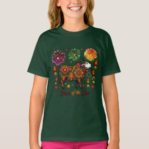 T - Shirt für das Jahr der Kuh - Feierliche Stärke