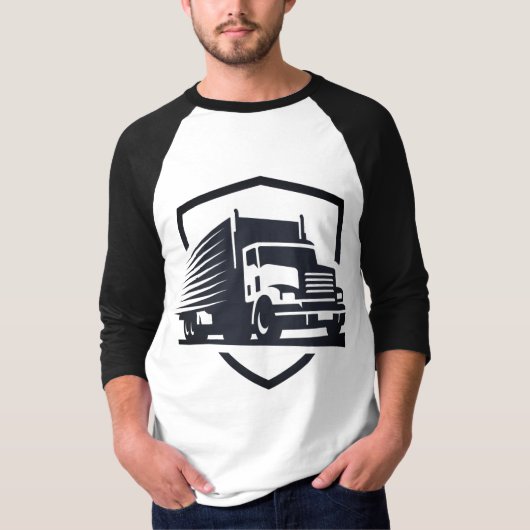 T - Shirt für das Lkw-Logo (Vorderseite)
