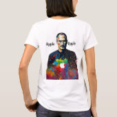 T-Shirt für das Logo "Colour Burst Apple" (Rückseite)