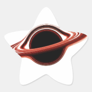 T - Shirt für das Schwarze Loch im Gravity-Style-S Stern-Aufkleber
