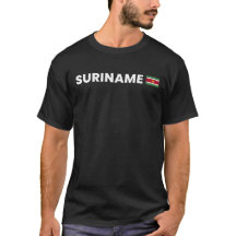 T-Shirt für das Symbol des Suriname-Strichs