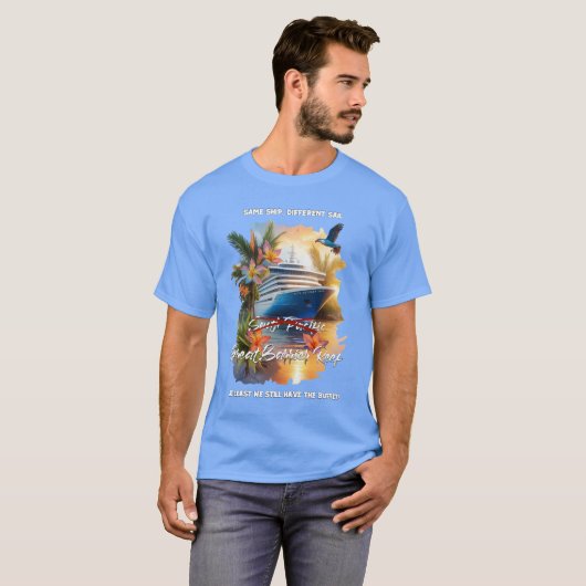 T - Shirt für dasselbe Schiff, verschiedene Zielor (Vorne ganz)