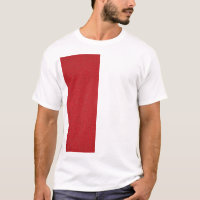 T - Shirt für den Akzent des vertikalen Roten Raus