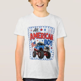 T-Shirt für den amerikanischen Jungen Tri-Blend Shirt