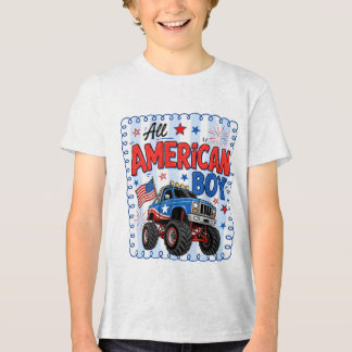 T-Shirt für den amerikanischen Jungen Tri-Blend Shirt