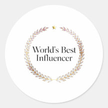 T-Shirt für den besten Influencer der Welt, lustig