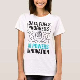 T-Shirt für den Fortschritt bei den KI-Powern   In