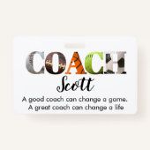 T - Shirt für den personalisierten Coach Ausweis (Vorderseite)