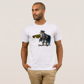 T - Shirt für den Piratencharakter Dinosaurier (Vorne ganz)