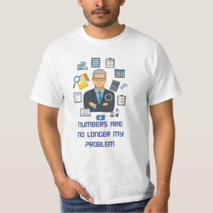 T-Shirt für den/rentner Buchhalter Lustiges Rentne