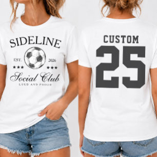 T-Shirt für den Sideline Social Club, Fußball-Mama