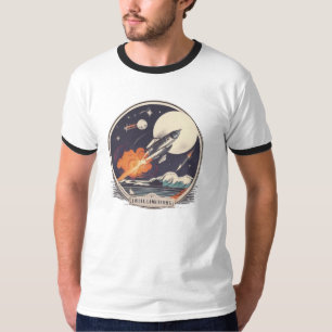T-Shirt für den Start von Raketen, die die Schwerk