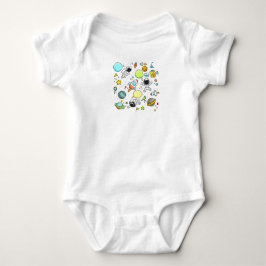 T - Shirt für den Weltraumdruck für Baby Body Anzu