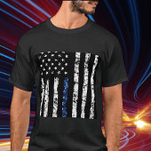 T - Shirt für die Blaue Linie (depressiv)