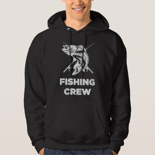T-Shirt für die Fischerei Crew Fischerei Hoodie (Vorderseite)