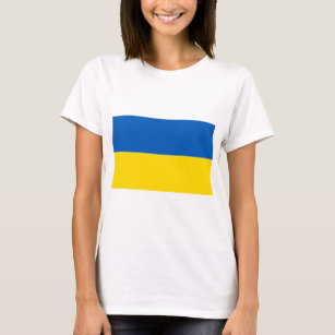 T - Shirt für die Flag-Farben in der Ukraine